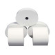 CF10 RICEVUTA CARBURANTE NEUTRA TERMICA BPAFREE LONFLIFE 10Y FSC 80GR 60MM X 95 MT FORO 12 DIAMETRO 100