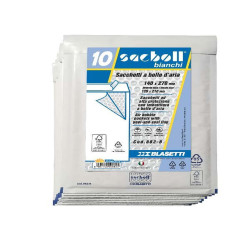 CF10 SACCO IMBOT/BIANCO 14X27CM (FORMATO INTERNO 12X21)