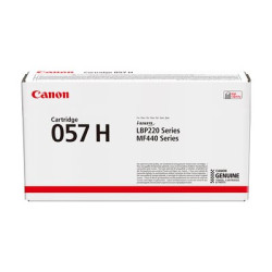 Canon 057 H - Alta capienza - nero - originale - cartuccia toner - per ImageCLASS LBP228, LBP236, LBP237, MF455- i-SENSYS LBP23