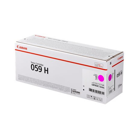 Canon 059 H - Alta capienza - magenta - originale - cartuccia toner - per i-SENSYS LBP852Cx- Satera LBP851C, LBP852Ci