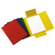 Cartella 3 lembi con elastico - A4 - dorso variabile - presspan - colori assortiti - Cartotecnica del Garda