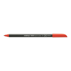 edding 1200 - Penna punta in fibra - rosso - inchiostro base acqua - 0.5-1 mm
