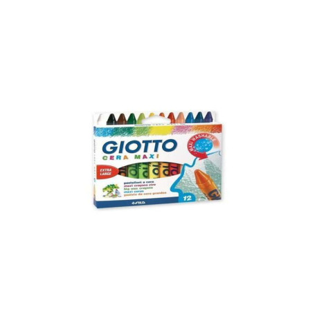 CF12PASTELLI GIOTTO CERA MAXI