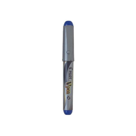 CF12STILOGRAFICA VPEN SILVER BLU TRATTO MEDIO 0.4MM