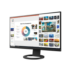 EIZO FlexScan EV2760-BK - Monitor a LED - 27" - 2560 x 1440 QHD - IPS - 1000:1 - 5 ms - HDMI, DVI-D, 2xDisplayPort - altoparlan