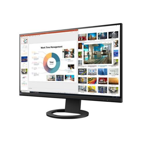 EIZO FlexScan EV2760-BK - Monitor a LED - 27" - 2560 x 1440 QHD - IPS - 1000:1 - 5 ms - HDMI, DVI-D, 2xDisplayPort - altoparlan