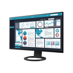 EIZO FlexScan EV2795-BK - Con FlexStand - monitor a LED - 27" - 2560 x 1440 - IPS - 350 cd/m² - 1000:1 - 5 ms - HDMI, DisplayPo