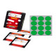 Etichette adesive tonde - in carta - permanenti - diametro 34 mm - 12 et/fg - 10 fogli - verde - Markin