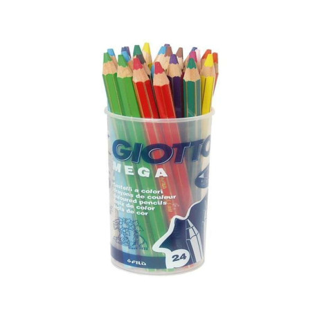 CF24BARATTOLO PASTELLI GIOTTO MEGA
