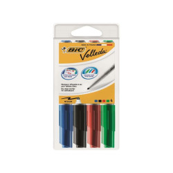 CF4 BIC WHITEBOARD MARKER VELLEDA 1741 ASSORTITO