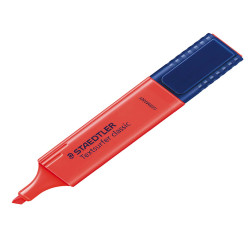 Evidenziatore - Textsurfer Classic - punta a scalpello - tratto1 - 5 mm - rosso - Staedtler