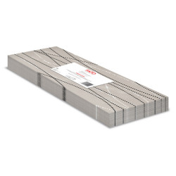 Tovaglia linea Airlaid - 100 x 100 cm - perla / tortora - Fato - conf. 25 pezzi