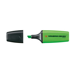 Evidenziatore Boss Mini - punta a scalpello - tratto 2 - 5 mm - verde 33 - Stabilo