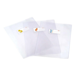Copriquaderno Superseta - A5 - PVC  - c/alette - A5 - neutro trasparente - Colorosa