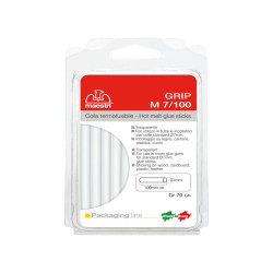 Colla termofusibile M7/100 - diametro 7 mm - lunghezza 10 cm - 70 gr - trasparente - Romeo Maestri