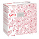 Tovagliolo linea AirLaid - carta - 40 x 40 cm - biloba/bordeaux - Fato - conf. 50 pezzi