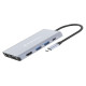 Conceptronic DOCKING STATION 10-IN-1 USB 3.2 GEN 1 - HDMI, VGA, USB-A 3.0 x3, SD, TFMicroSD, Audio, GbE LAN, 100W USB PD