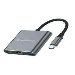 Conceptronic DOCKING STATION 3-IN-1 USB 3.2 GEN 1 -- 1x HDMI, 1x USB-C PD 100W, 1x USB 3.0