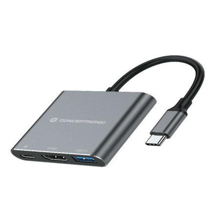 Conceptronic DOCKING STATION 3-IN-1 USB 3.2 GEN 1 -- 1x HDMI, 1x USB-C PD 100W, 1x USB 3.0
