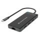 Conceptronic DOCKING STATION 7-in-1 USB 3.2 Gen. 1 - 2x HDMI, 3x USB-A, GbE LAN, 100W USB PD