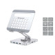 Conceptronic DONN26G, Supporto multimediale, Argento, Alluminio, Tablet, 100 W, MicroSD (TransFlash), SD, SDHC, SDXC