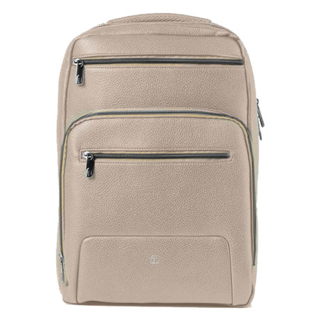 Zaino Gate Trended - 29 x 42 x 15 cm - ecopelle - ghiaccio - In Tempo