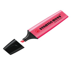 Evidenziatore Stabilo Boss Original - punta a scalpello - tratto 2 - 5 mm - rosa 56 - Stabilo