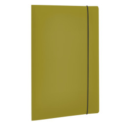 Cartella 3 lembi con elastico HOLOS - A4 - PP - verde - Fellowes
