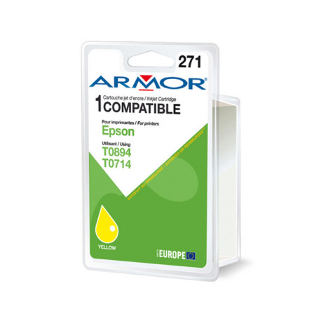 Armor - Cartuccia ink Compatibile  per Epson - Giallo - T071440 - 9 ml