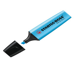 Evidenziatore Stabilo Boss Original - punta a scalpello - tratto 2 - 5,0 mm - blu 31 - Stabilo