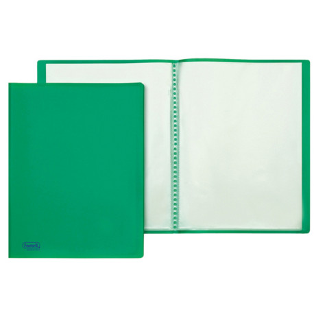 Portalistini Sviluppo - buccia - PP - 22 x 30 cm - 30 buste - verde - Favorit