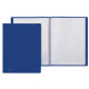 Portalistini Sviluppo - liscio - PP - 22 x 30 cm - 20 buste - blu - Favorit