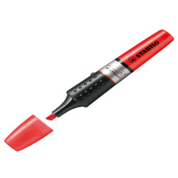 Evidenziatore Stabilo Luminator - punta a scalpello - tratto 2 -5 mm - rosso - Stabilo