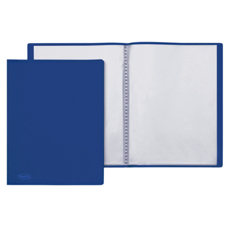 Portalistini Sviluppo - liscio - PP - 22 x 30 cm - 50 buste - blu - Favorit