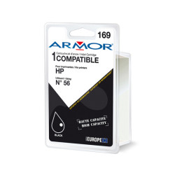 Armor - Cartuccia ink Compatibile  per Hp - Nero - N°56 - 21 ml