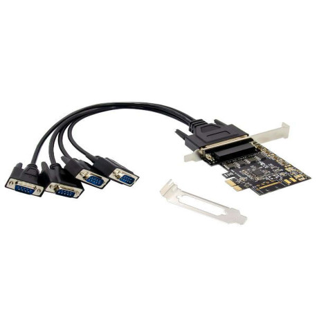 Conceptronic SCHEDA PCI EXPRESS 4-PORTE SERIALE DB9 RS232