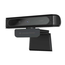 Conceptronic WEBCAM FULL HD 1080P -- Obiettivo Gradangolare 80, Compatibile con Windows Hello Face