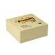 CONFEZIONE DA 1 CUBO DA 450 FOGLI COLORE GIALLO DIM. 76 X 76 MM .