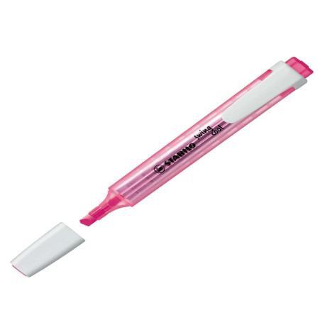 Evidenziatore Swing Cool - punta a scalpello - tratto 1 - 4 mm - rosa - Stabilo