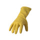 Coppia di guanti in lattice felpato R90 - tg L - giallo - Reflexx