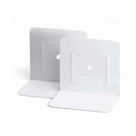 COPPIA DI LEGGILIBRI A "L" IN METALLOVERN 13,5X17,5CM BIANCO