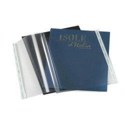 Coprilibro Cristallo - 50 x 31 cm - PP - 140mic - liscio - trasparente neutro - Colorosa