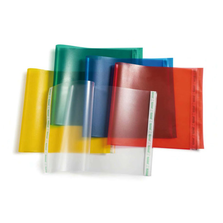 Coprilibro Glass - 50 x 31 cm - PP - 145 mic -  c/adesivo - goffrato - trasparente neutro - Colorosa