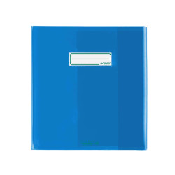Coprimaxi Colibrì - A4 - ecoPE - 180 mic - c/alette - liscio -  blu trasparente - Favorit