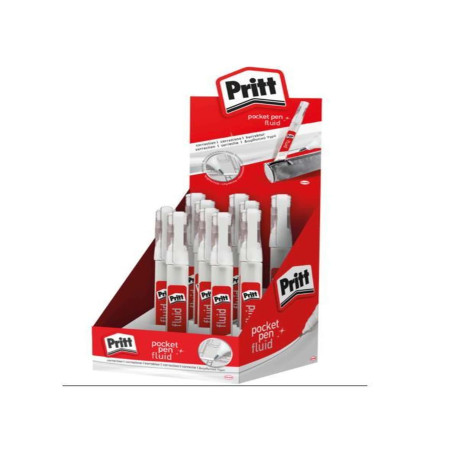 CORRETTORE A PENNA POCKET PEN MICROPUNTA METALLICA FUSTO MORBIDO PER FACILITARE L EROGAZIONE 9 ML (CONF.10)