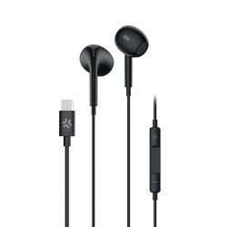 --DROP STEREO EARPHONES USB-C BK