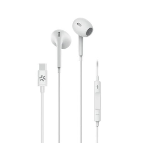 --DROP STEREO EARPHONES USB-C WH