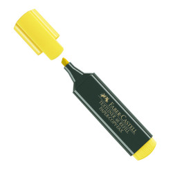 Evidenziatore Textliner 48 - punta a scalpello - tratto 1,0-3,0-5,0mm - giallo - Faber-Castell
