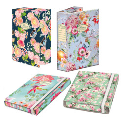 Cartella progetti Nature Flowers - 26 x 34 cm - dorso 7 cm - con elastico - Pigna