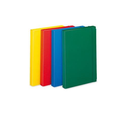 Cartella progetto con elastico - 24 x 35 cm - dorso 3 cm - azzurro - Fellowes